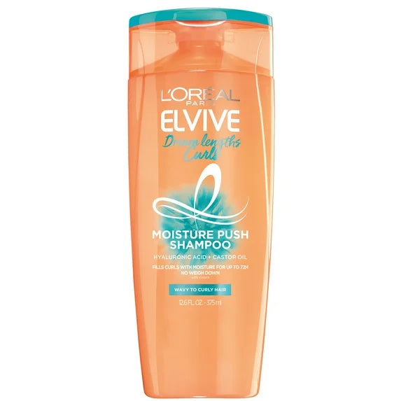 L'oreal Paris Elvive Dream Lengths Curl Shampoo, 12.6 fl oz - 375ml
