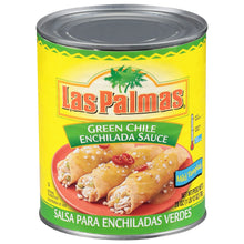 Load image into Gallery viewer, Las Palmas Mild Green Chile Enchilada Sauce, 28 oz