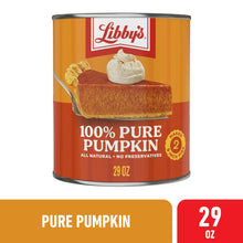 Load image into Gallery viewer, Libby's 100% Pure Canned Pumpkin All Natural No Preservatives, 29 oz