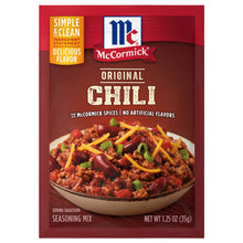Load image into Gallery viewer, McCormick Original Chili Seasoning Mix, 1.25 oz(35g)