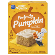 Load image into Gallery viewer, Pillsbury Moist Supreme Premium Perfectly Pumpkin Cake Mix, 15.25 Oz Box