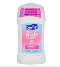 Load image into Gallery viewer, Suave Fresh Vibes Berry Bliss Deodorant Stick, 35g