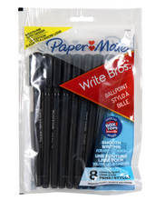 Load image into Gallery viewer, Paper Mate Write Bros Medium Ballpoint Pens, 8-ct. Packs