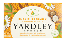 Load image into Gallery viewer, Yardley Shea Buttermilk Sensitive Skin Soap, 4.25 oz. Bars