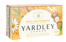 Load image into Gallery viewer, Yardley Shea Buttermilk Sensitive Skin Soap, 4.25 oz. Bars