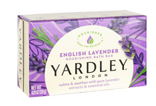 Load image into Gallery viewer, Yardley English Lavender Moisturizing Bath Bars, 4.25-oz.