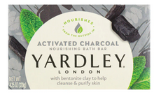 Load image into Gallery viewer, Yardley Activated Charcoal Moisturizing Bath Soap, 4.25 oz. Bars