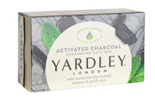 Load image into Gallery viewer, Yardley Activated Charcoal Moisturizing Bath Soap, 4.25 oz. Bars