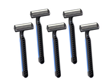 Load image into Gallery viewer, Assured Men's 3-Blade Disposable Razors, 5-ct.
