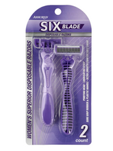 Load image into Gallery viewer, Assured Women's 6-Blade Disposable Razors, 2-ct.
