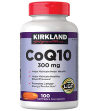 Load image into Gallery viewer, Kirkland Signature CoQ10 300 mg., 100 Softgels