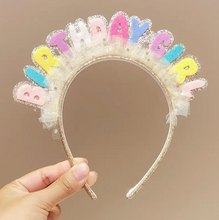 Load image into Gallery viewer, 1pc Elegant Lace Birthday Headband for Women