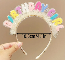 Load image into Gallery viewer, 1pc Elegant Lace Birthday Headband for Women
