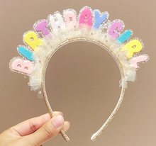 Load image into Gallery viewer, 1pc Elegant Lace Birthday Headband for Women