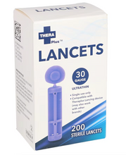 Load image into Gallery viewer, Thera Pro Sterile Lancets, 200-ct