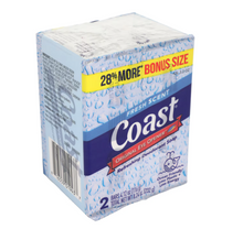 Load image into Gallery viewer, Coast Fresh Scent 2 Bars Soap (232G)