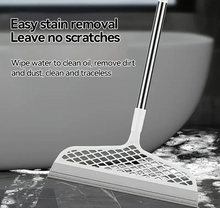Load image into Gallery viewer, 1pc ProClean Magic Broom with Detachable Head, Double-Sided Silicone Scraper, Plastic Handle, Ideal for Hard Floors & Carpet