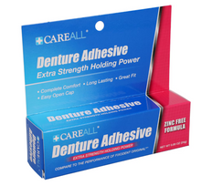 Load image into Gallery viewer, CareALL Extra Strength Holding Power Denture Adhesive, 0.85-oz.