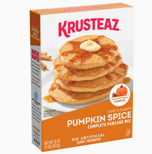 Load image into Gallery viewer, krusteaz light & fluffy pumpkin spice complete pancake mix