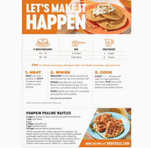 Load image into Gallery viewer, krusteaz light & fluffy pumpkin spice complete pancake mix