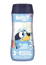 Load image into Gallery viewer, Bluey Berry-scent Bodywash Shampoo & Conditioner, 8 oz.