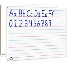 Load image into Gallery viewer, Small Dry Erase Board, Ruled Double-Sided Desk Whiteboard