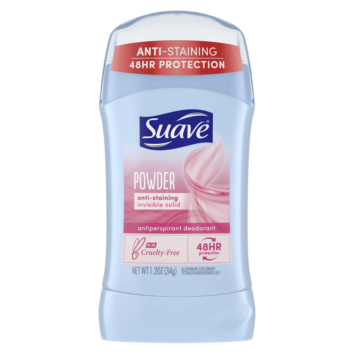 Suave Deodorant Antiperspirant Stick for women1.2 oz(34g)