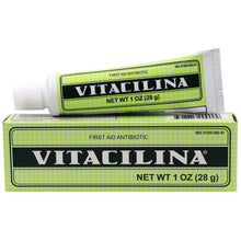 Load image into Gallery viewer, Vitacilina First Aid Skin Antibiotic Ointment to Help Treat Minor Scrapes, Cuts, Burns, 1 oz Tube