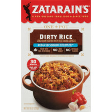 Load image into Gallery viewer, Zatarain's No Artificial Flavors Gluten Free Reduced Sodium Dirty Rice, 8 oz Box