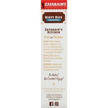 Load image into Gallery viewer, Zatarain's No Artificial Flavors Gluten Free Reduced Sodium Dirty Rice, 8 oz Box