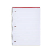 Load image into Gallery viewer, PEN + GEAR College Rule 1-Subject Notebook, 10.5" x 8", Red, 70 Sheets