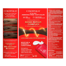 Load image into Gallery viewer, Revlon ColorSilk Permanent Hair Color, Bond Repair Complex, 30 Dark Brown, 1 pack