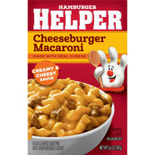 Load image into Gallery viewer, Hamburger Helper Cheeseburger Macaroni, Made With Real Cheese, 6.6 oz(187g)