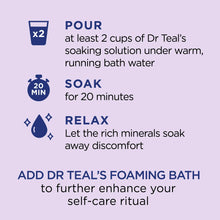 Load image into Gallery viewer, Dr Teal's Epsom Salt Magnesium Soak, Soothe & Sleep with Lavender, 2 lbs