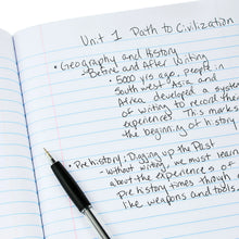 Load image into Gallery viewer, Pen+Gear Composition Book, Wide Ruled, 7.5"x 9.75", Marble Design, Paper Cover, 80 Sheets