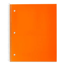 Load image into Gallery viewer, Pen+Gear College Ruled Poly 1-Subject Notebook with Inside Pockets, 9" x 11", 100 Heavyweight Sheets