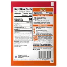 Load image into Gallery viewer, McCormick Mild Taco Seasoning Mix, 1.0 oz Packet