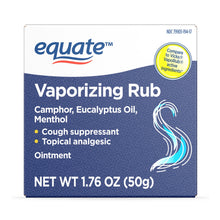 Load image into Gallery viewer, Equate Vaporizing Rub Topical Analgesic & Cough Suppressant Ointment, 1.76 oz