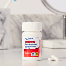 Load image into Gallery viewer, Equate Extra Strength Acetaminophen Pain Reliever Caplets for Body Aches & Pains, 500 mg, 40 Count