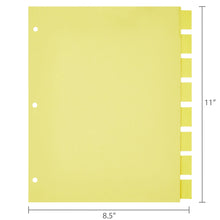 Load image into Gallery viewer, Pen+Gear 8-Tab Insert Dividers