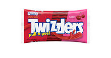 Load image into Gallery viewer, Twizzlers Pull 'N' Peel Cherry Flavored Licorice Style Low Fat Candy, Bag 14 oz