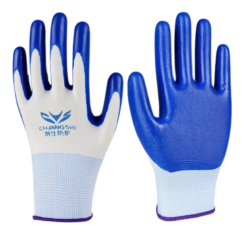 Rubber Coated Gloves Construction/Gardening Gloves Multipurpose