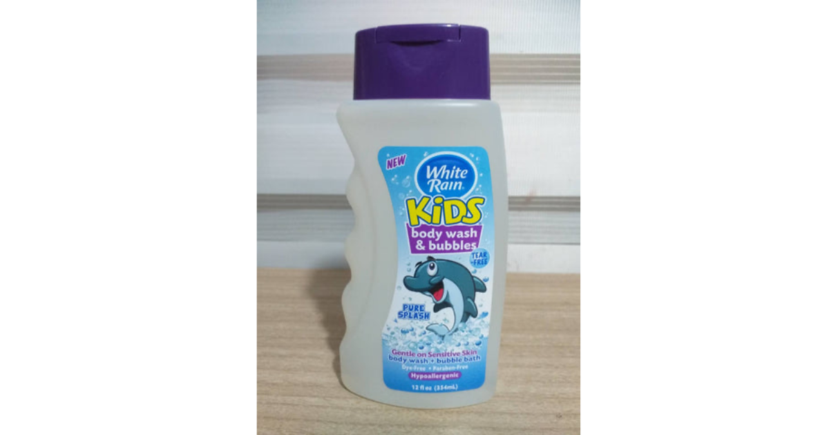 White Rain Kids Body wash & Bubbles Pure Splash for sensitive skin 12 oz(354ml)U.S.A
