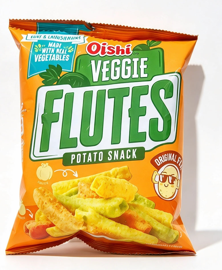 OISHI VEGGIE FLUTES POTATO SNACK