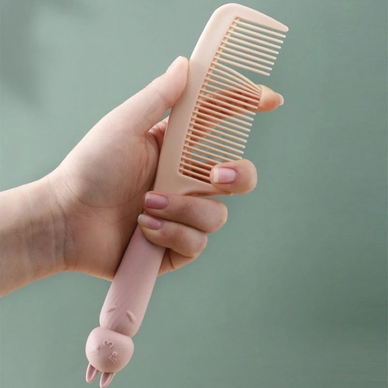 Comb Women's Long Hair Comb Cartoon Hairdresser Portable Anti-static Hair Comb Straight Comb