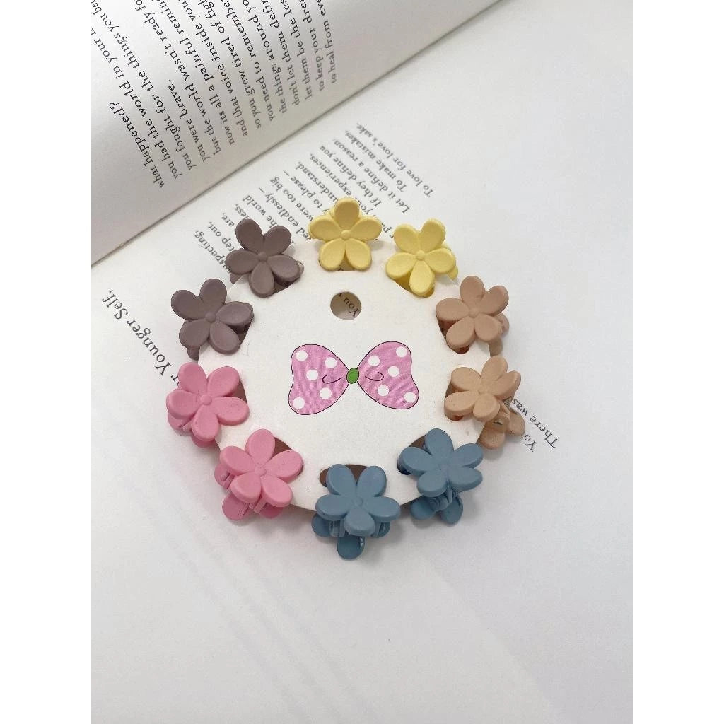 Mini Hair Clamp Solid Matte Color 1.5cm Side Bangs