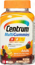 Load image into Gallery viewer, Centrum MultiGummies adult Multivitamin / Multimineral Supplement Gummies110 counts