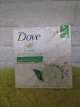 Load image into Gallery viewer, Dove Beauty Bar Soap Go Fresh Cool Moisture, Cucumber and Green Tea Scent, 3.75 Oz / 106g (Pack of 10)