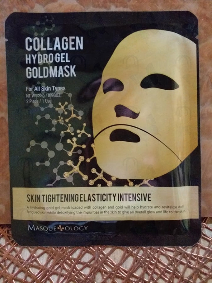 collagen hydrogel goldmask for all skin types 0.98 oz 2 piece