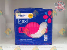 Load image into Gallery viewer, Equate Maxi Pads napkin, Super (48 Count)
